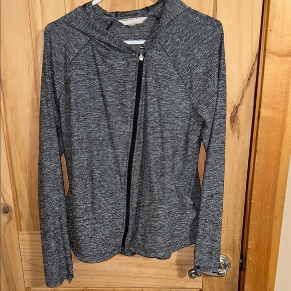 ATHLETA Gray Zip-Up Jacket - Picture 1 of 5